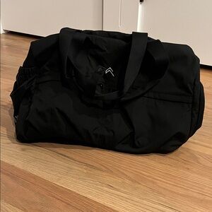 Oner Active Black Travel Duffel Bag with Dual Carry Straps